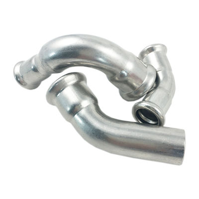 Compression d'ajustement de la poussée SS304 DIN 2615 coude de 45 degrés