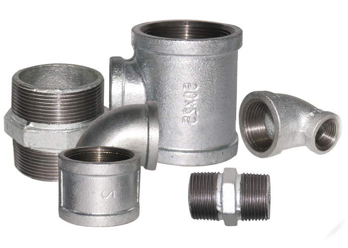 Garnitures de tuyau de haute résistance de coude d'acier au carbone de garnitures de tuyau de fonte malléable